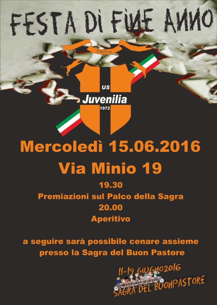 Festa chiusura Juvenilia 2016